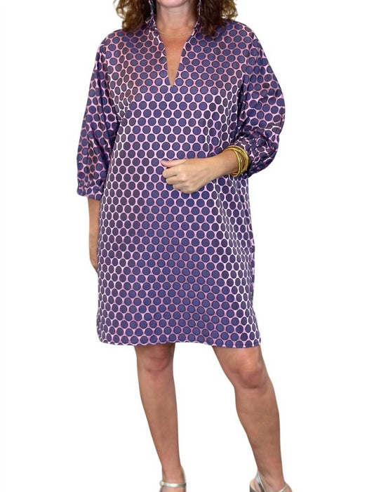 Caryn Lawn - Betsy Collar Polkadot Dress