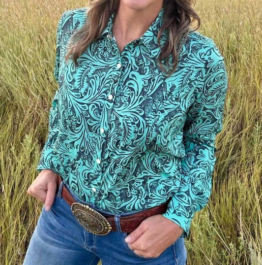 Sterling Kreek - Tooled Button Up