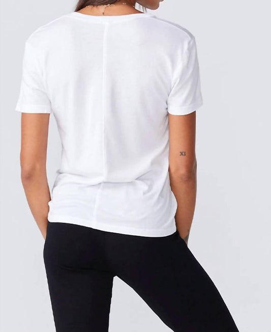 Monrow - Relaxed V Neck Tee