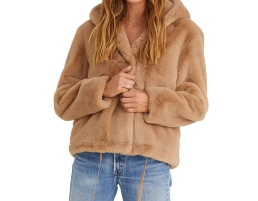 Bella Dahl - Faux Fur Hooded Jacket