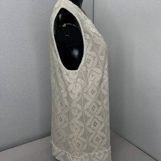 Tory Burch - Women's Beaded Lace Sleeveless Top