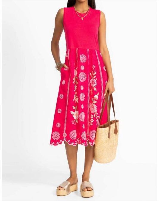 Johnny Was - MIXED MEDIA TANK DRESS DELLA