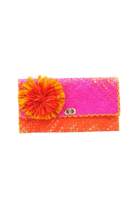 Shebobo - Women's Straw Envelope Clutches