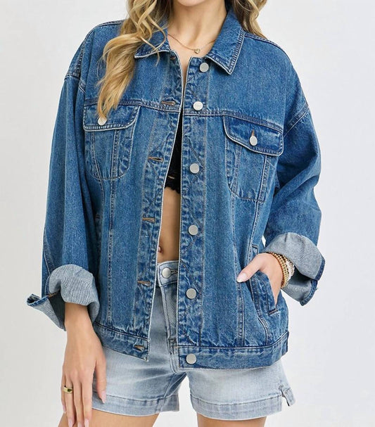 Risen - Oversized Denim Jacket