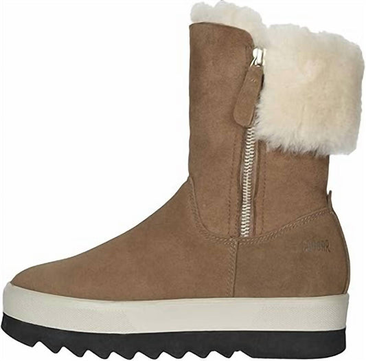 Cougar - Women's Vera Leather Waterproof Shearling Boots