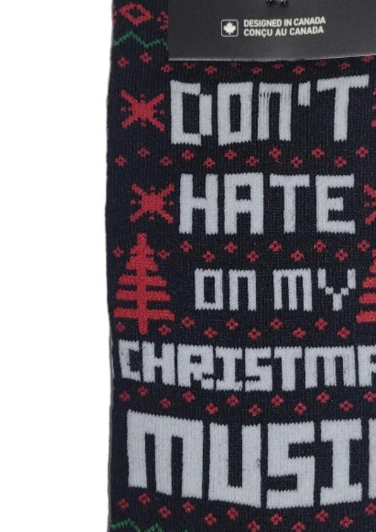 Perri’S Socks - Men's Novelty Christmas Music Crew Socks