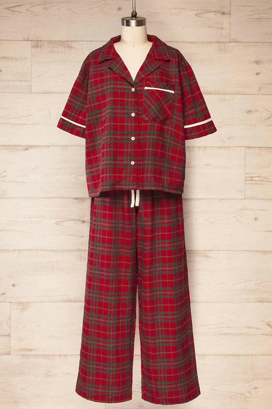 She + Sky - Women's Plaid Pajama Set