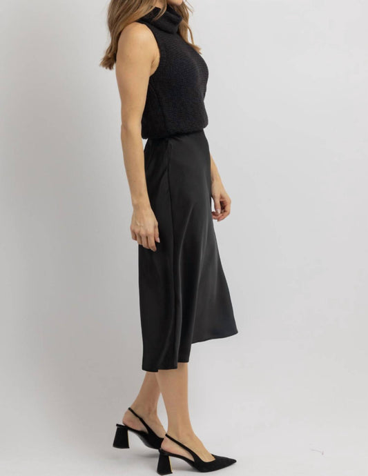 Ina - Luna Satin Midi Skirt