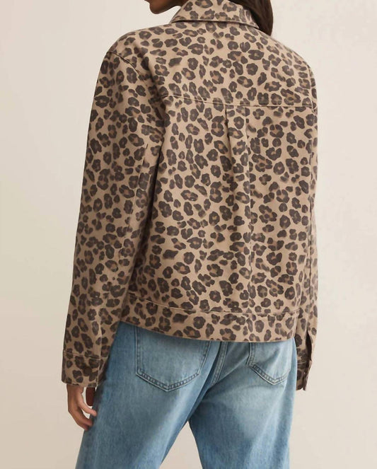 Z Supply - Women's Bel Air Leopard Denim Jacket