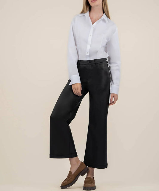 Kut From The Kloth - Meg Coated Wide Leg Jeans
