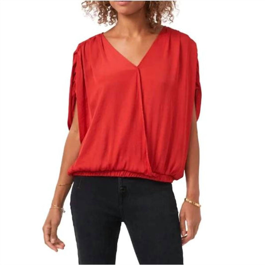 Vince Camuto - Dolman Sleeve Blouson Top