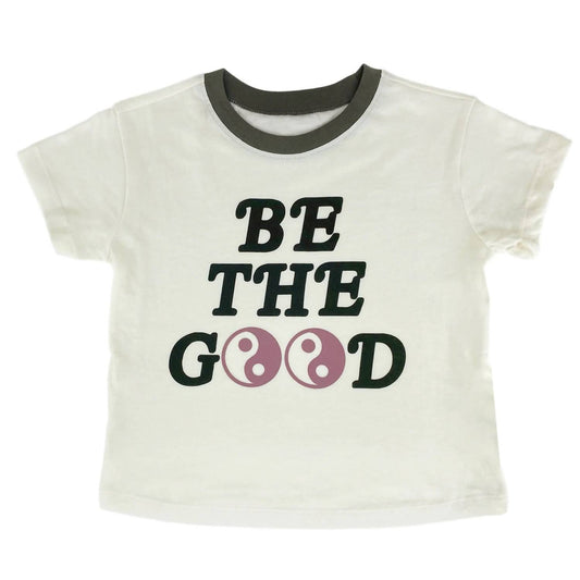 Tiny Whales - Girls' Be The Good Boxy Tee