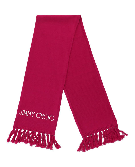 Jimmy Choo - Wool Logo Scarf