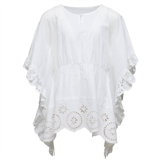 Snapper Rock - Cesci White Eyelet Coverup