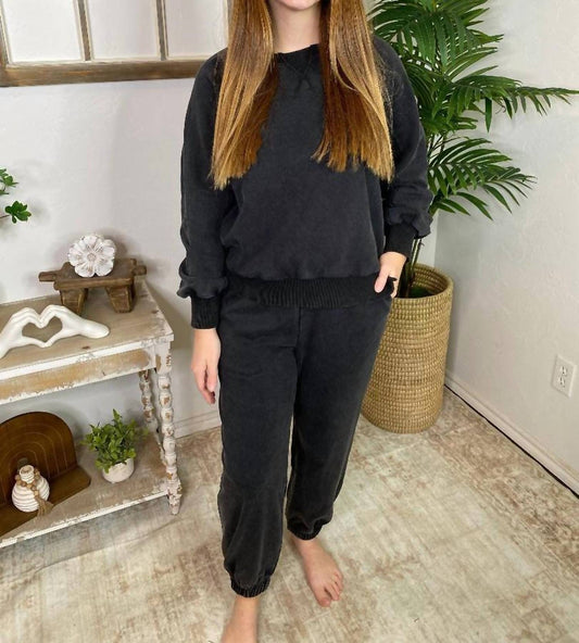 Jodifl - Mineral Washed Jogger Set