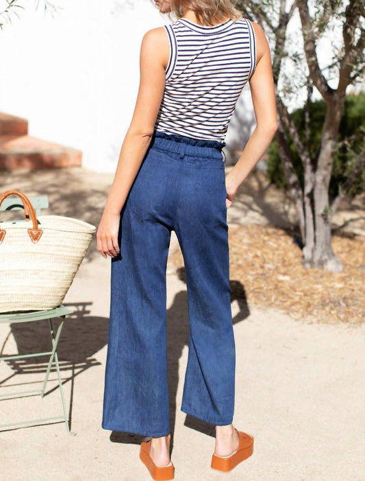 Emerson Fry - Zip Front Tulip Crop Flare Pant