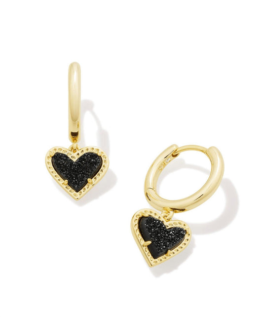 Kendra Scott - Women's Ari Heart Huggie Earrings
