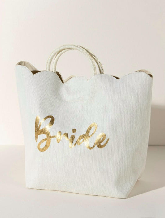 Shiraleah - Shiraleah Bride Scalloped Tote