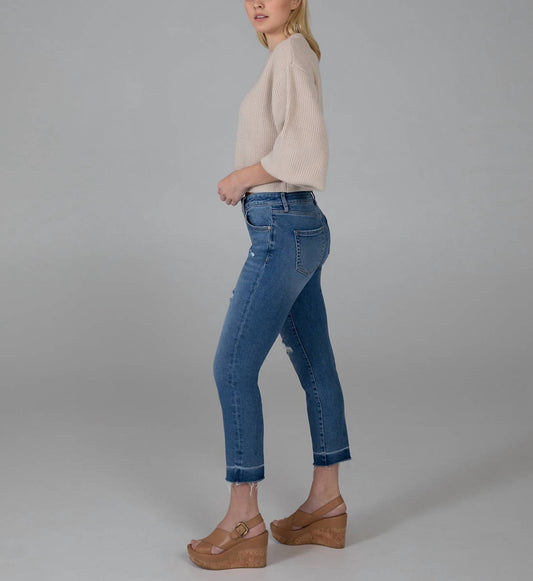 Carter Girlfriend Distressed Capri