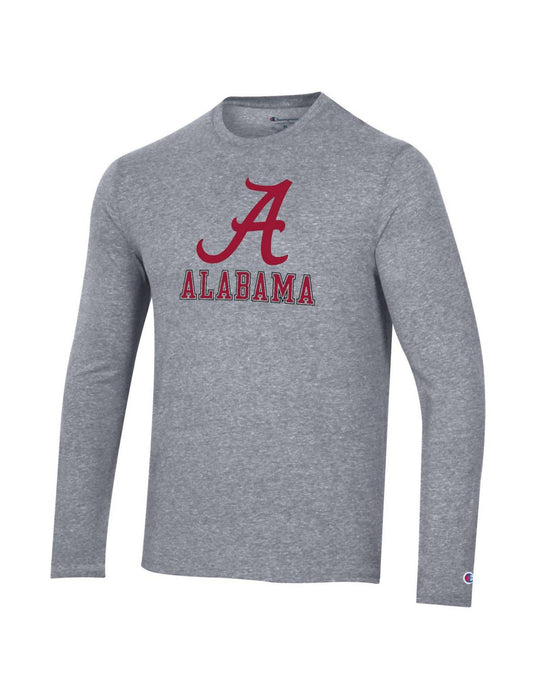 Champion - Tri-Blend Long Sleeve Tee Alabama
