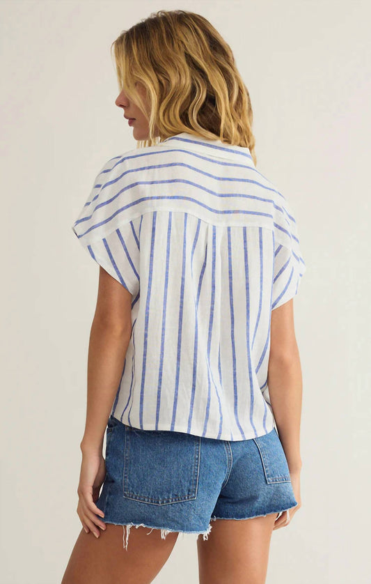 Z Supply - Parallel Striped Linen Top