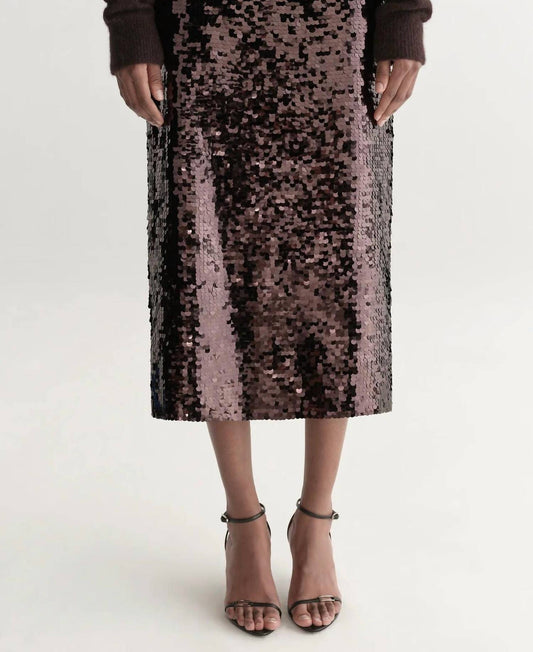A.L.C. - Kali Sequin Midi Skirt