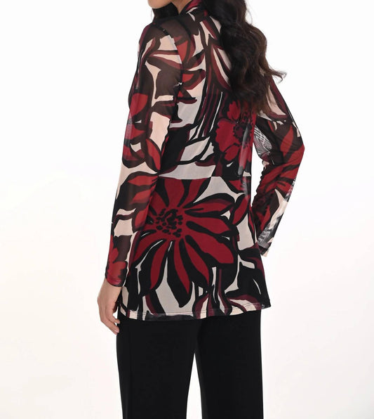 Frank Lyman - Floral Long Sleeve Top