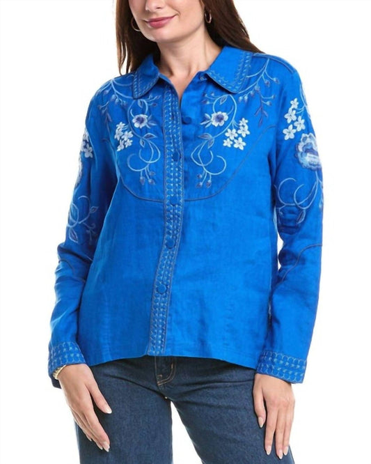 Johnny Was - WESTERN LINEN JACKET MADALEINA
