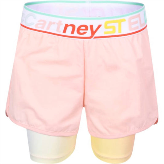 Stella Mccartney - Girl's Active Shorts With Stella Logo