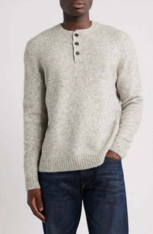 Schott - Tri-blend Henley Sweater
