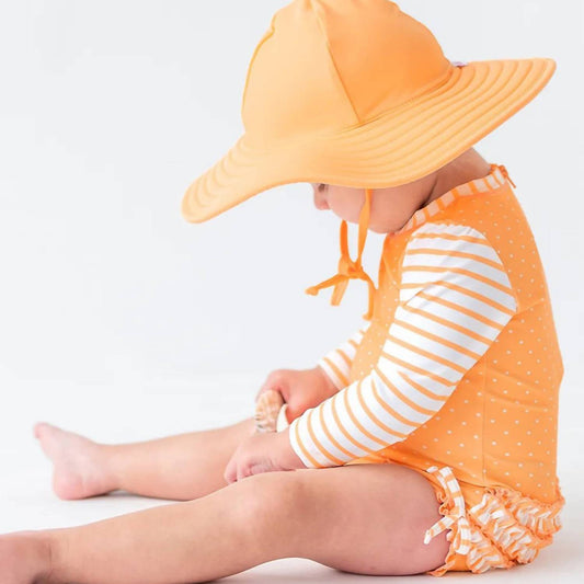 Rufflebutts - Ruffle Butts Wide Brim Swim Hat