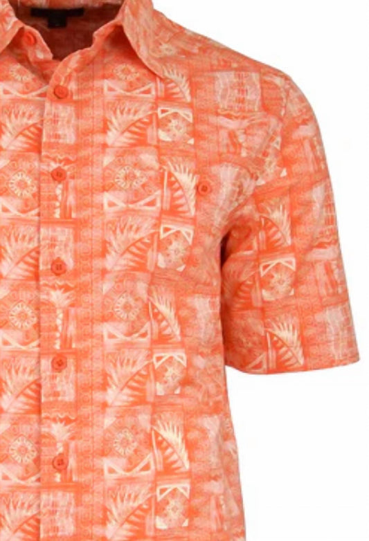 Weekender - Men's Hawaiian Mariana Cotton Print Shirt