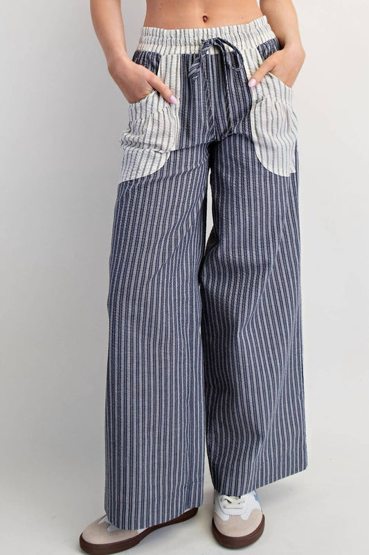 Ee:Some - Amy Striped Pants