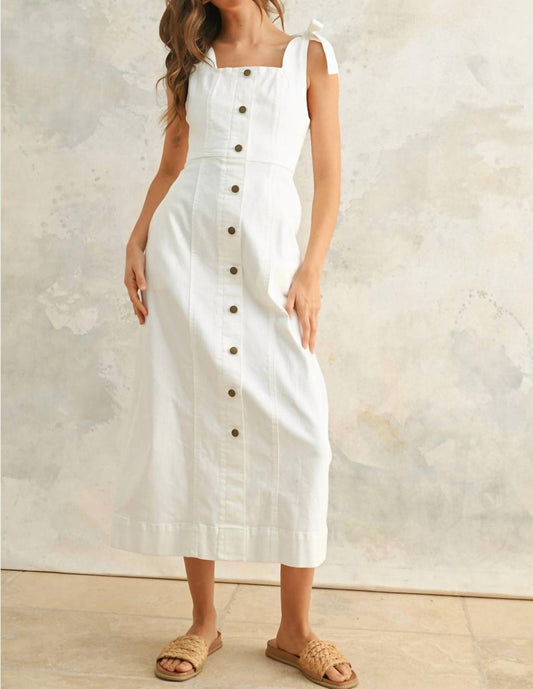 Miou Muse - Daisy Button Down Dress