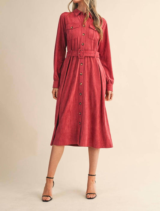 &Merci - Dusty Berry Dress