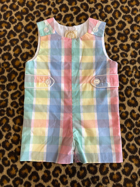 The Beaufort Bonnet Company - Kids Jack Keene Jon Jon Piedmont Plaid Romper