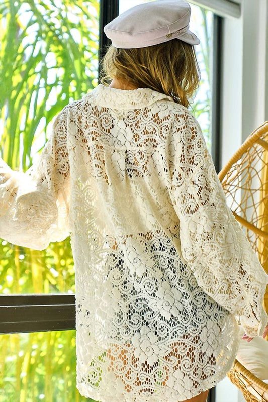 Bibi - Oversized Lace Shacket