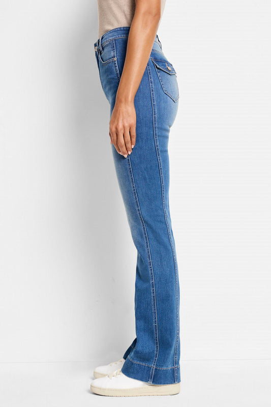 Nzt By Nic+Zoe - NZ Denim Breakaway Bootcut Side Panel Jeans