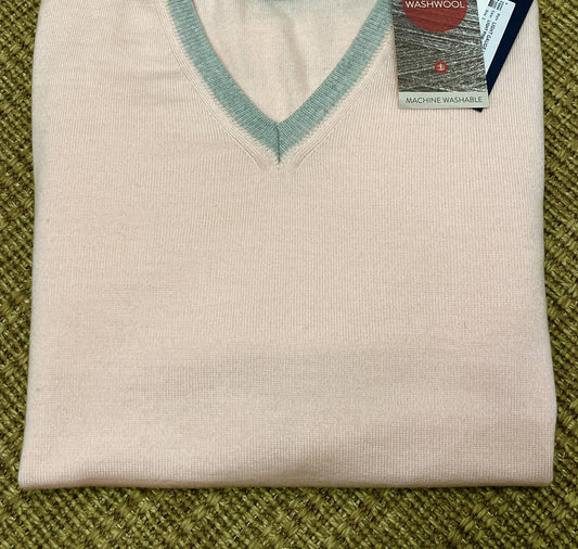 Emanuel Berg - Men's Light Gauge V-Neck Sweater