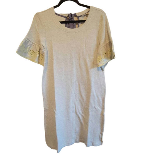 Mystree - Women's Mystree Dress Tunic Knit Eyelet Embroidery Tie Closure