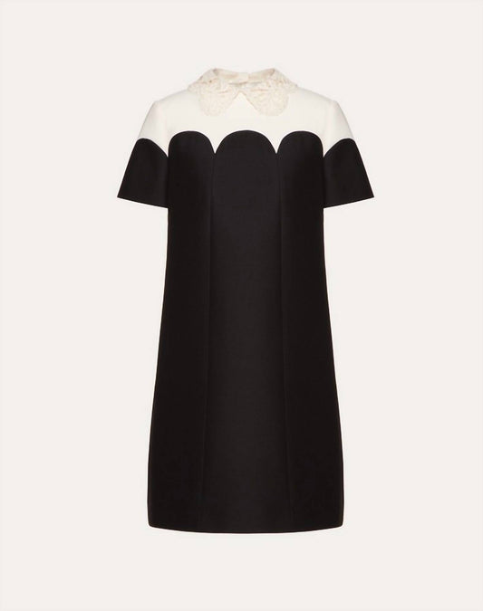 Valentino - Women's Embroidered Crepe Couture Dress