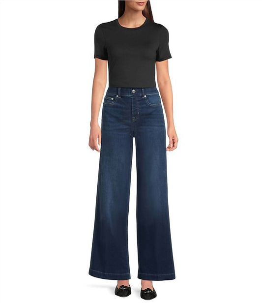 Spanx - 2.0 Stretch Pull On Wide Leg Jeans
