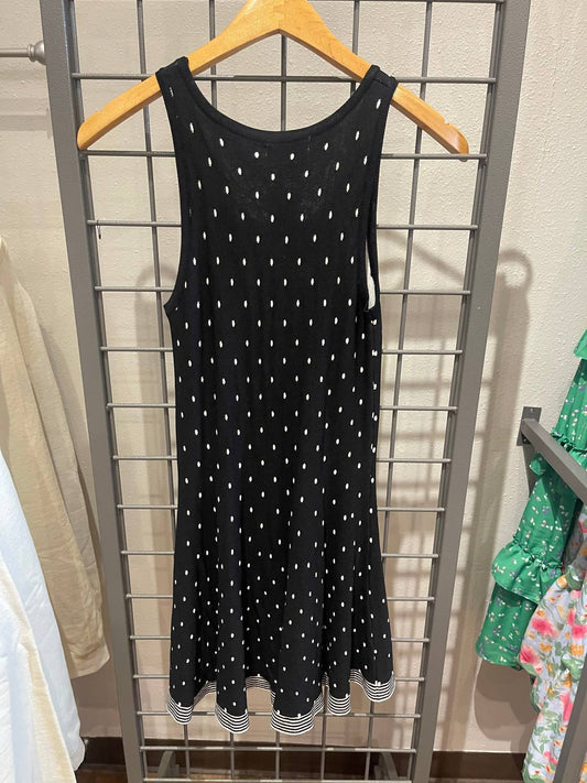 Debut - Women's Polka Dot Knit Sleeveless Dress