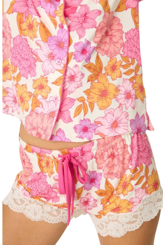 Pj Salvage - Sweet Dreams Floral Print Short Modal Pajama Set