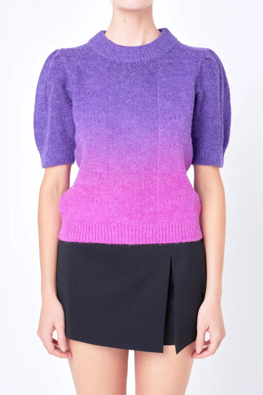 English Factory - Ombre Sweater Top