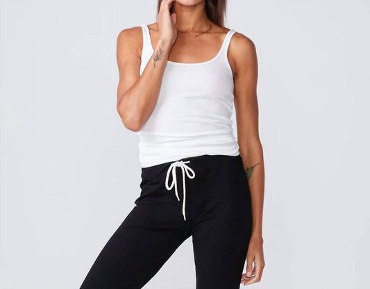 Monrow - Narrow Ribbed Tank - Plus