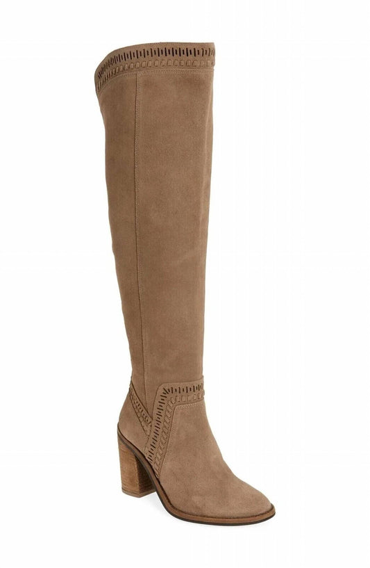 Vince Camuto - Women's Madolee Suede Leather Over The Knee Boots