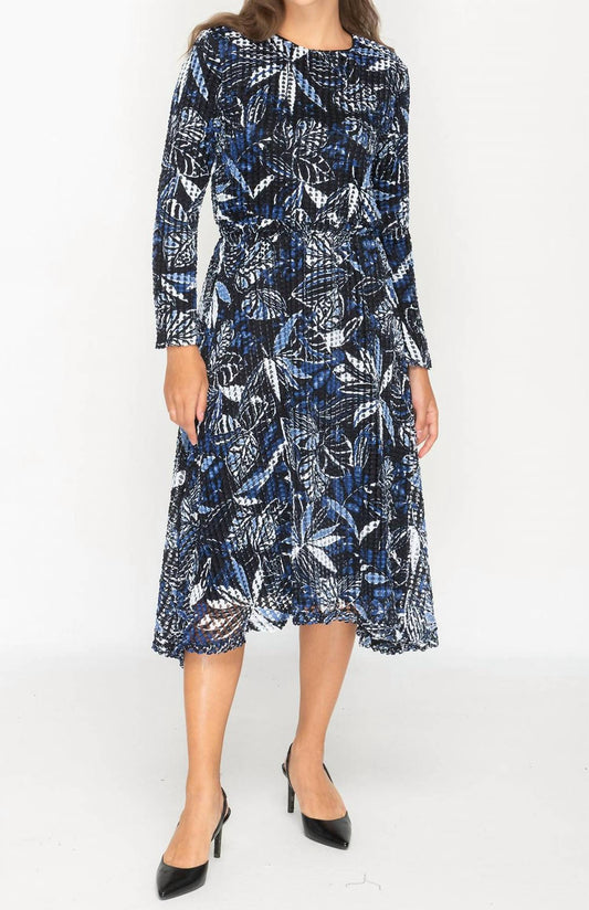 Kmw - Textured Mesh Midi Dress