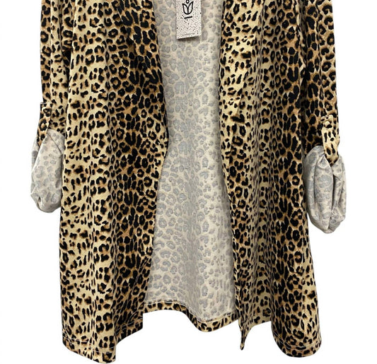 Andree By Unit - Women's Animal Print Cardigan