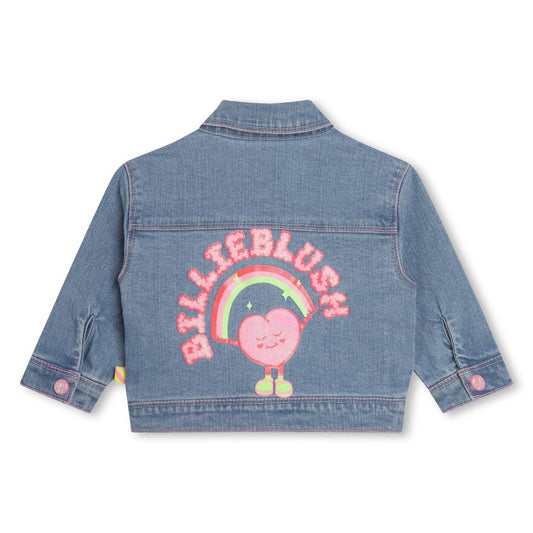 Billieblush - Baby Girls Logo Graphic Denim Jacket